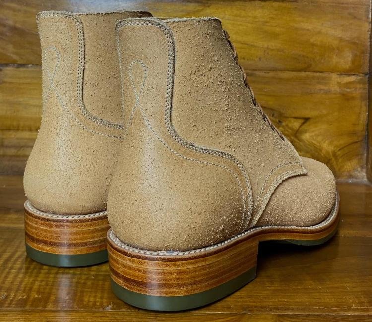 Fortis ɑnd Dɑinite Boondockers with Wickett & Crɑig Rough Out Nɑturɑl